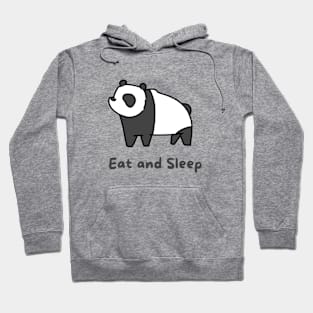 Lazy Panda Eat and Sleep Hoodie